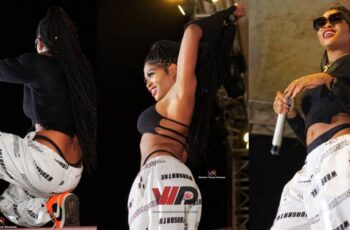 VIDEO: Eazzy Removes Top And Shows Pioto At Welcome To Sowutuom Concert