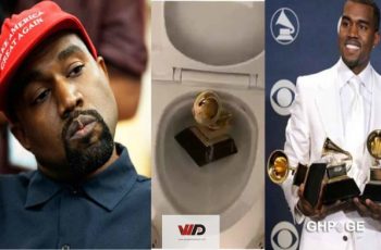 VIDEO: Kanye West Puts His Grammy Award In Water Closet And Urinates On It