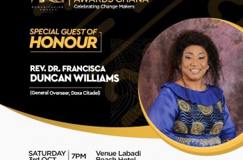 HAG 2020: Rev. Dr. Francisca Duncan Williams Announced As Special Guest Of Honour