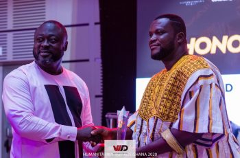Richard Offei Receives Honorary Award At Humanitarian Awards Ghana 2020