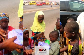 PHOTOS: Amoly Foundation & FOCA Donate Food To Street Beggars In Accra