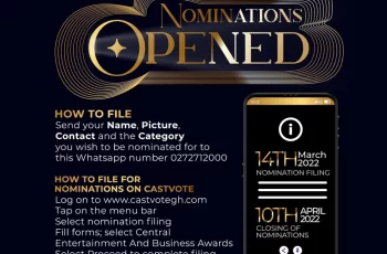 Nominations Open For Central Entertainment & Business Awards 2022